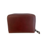 Skórzany portfel na karty DOMAT RFID brązowy 11 × 7,5 cm