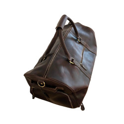 Skórzana torba podróżna ze skóry naturalnej 52 cm brązowa