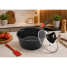 Rondel 18 cm 2 l z pokrywką | Nieprzywierający garnek