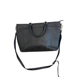 Anna Field Leather skórzana aktówka czarna torba na laptop