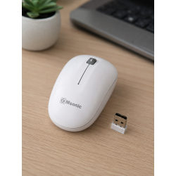 Mysz bezprzewodowa Msonic MX707W USB 1000 DPI biała