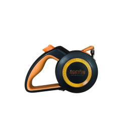 Smycz automatyczna dla psa 5m do 22kg odblaskowa MightyPaw