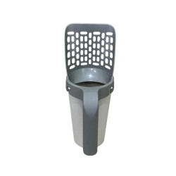 Łopatka do kuwety dla kota z pojemnikiem szufelka do żwirku