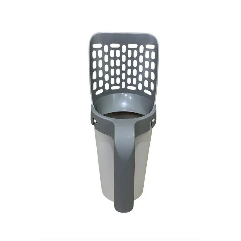 Łopatka do kuwety dla kota z pojemnikiem szufelka do żwirku