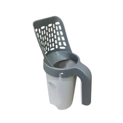 Łopatka do kuwety dla kota z pojemnikiem szufelka do żwirku