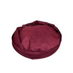 Legowisko budka dla kota 2w1 czerwone rozmiar S miękkie posłanie