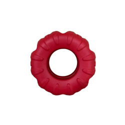 Gryzak dla psa z naturalnej gumy czerwony na smaczki