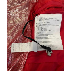 Czerwona kamizelka grzewcza XL 3 tryby grzania