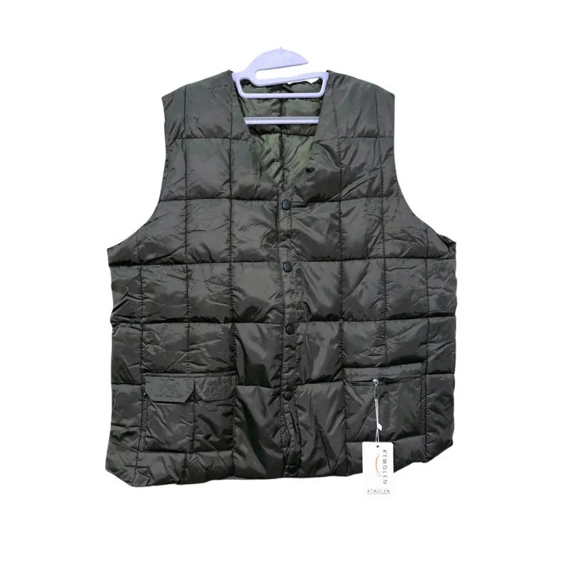 Kamizelka męska pikowana L ciemnoszara KTWOLEN