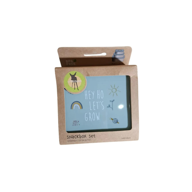 Lunchbox dla dzieci Lassig zestaw pojemników snackbox BPA free