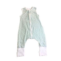 Sleeping Rebels śpiworek niemowlęcy letni z nogawkami bawełna