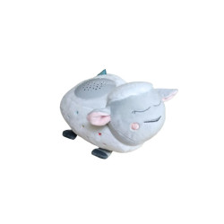 Lampka nocna projektor Badabulle „Owieczka Lulu”