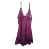 Koszula nocna sukienka damska koronkowa fioletowa rozmiar S