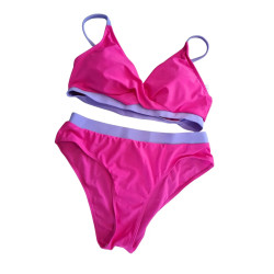 Bikini L różowe sportowe strój kąpielowy