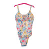 Strój kąpielowy jednoczęściowy XL kwiatowy modelujący kolorowy