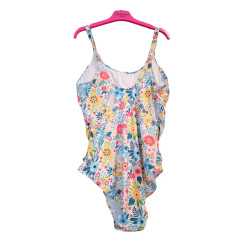 Strój kąpielowy jednoczęściowy XL kwiatowy modelujący kolorowy