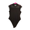 Body koronkowe czarne eleganckie L