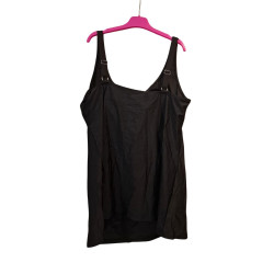 Strój kąpielowy tankini czarny z szortami 3XL