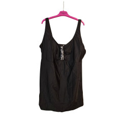 Strój kąpielowy tankini czarny z szortami 3XL