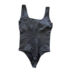 Body modelujące czarne wyszczuplające M/L