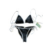 Bikini damskie SHEKINI czarno-białe wiązane nowe z metką S