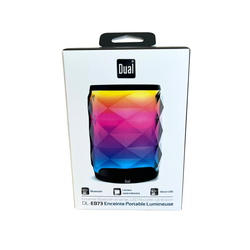 Głośnik przenośny Dual DL-EB73 8W Bluetooth LED | Quickshop Outlet