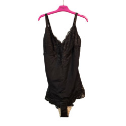 Body damskie koronkowe czarne XL – eleganckie, zmysłowe