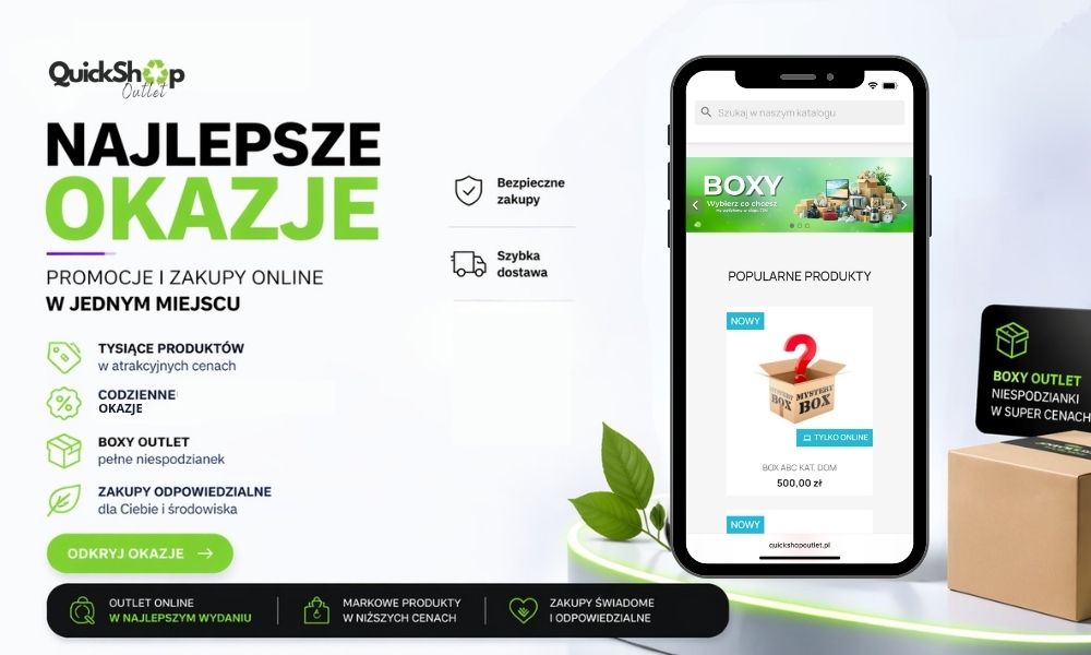 Witamy w QuickShop Outlet – najlepsze okazje, promocje i zakupy online w jednym miejscu